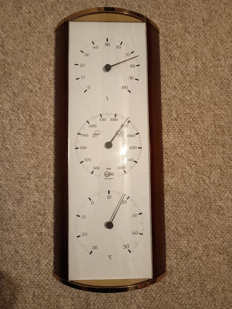 Barigo weerstation voor binnen, Ophalen of Verzenden, Zo goed als nieuw, Weerstation
