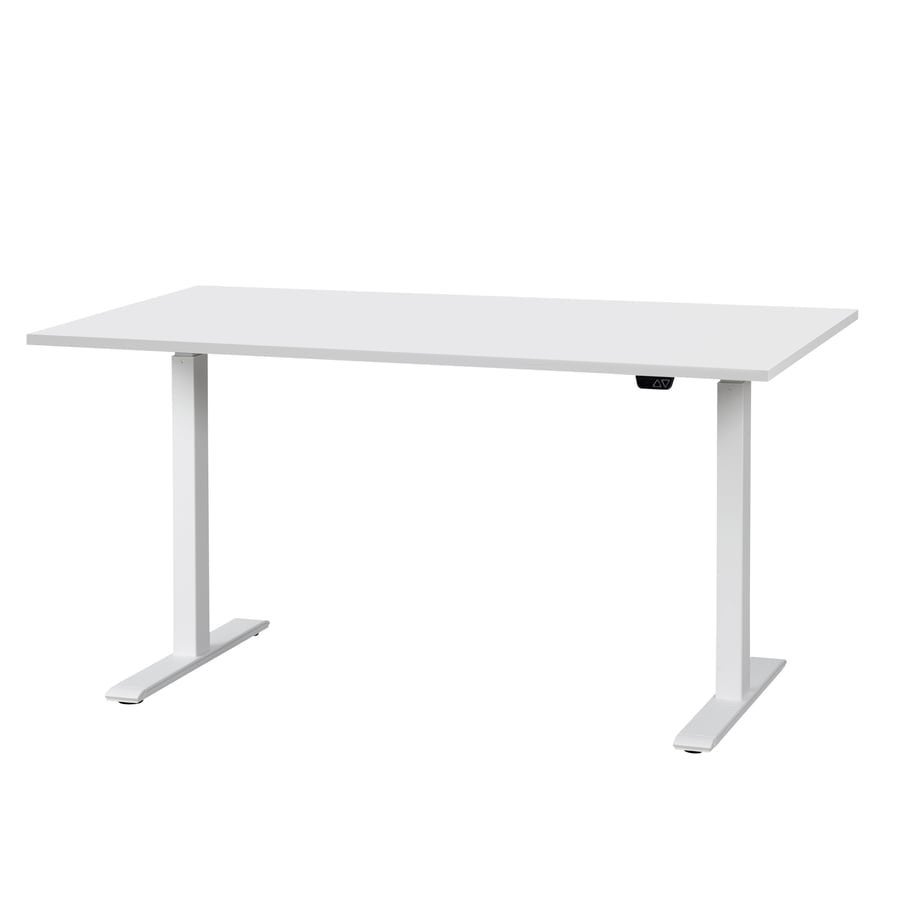 RODULF Bureau zit/sta, elektrisch/wit, 140x80 cm IKEA, Ophalen, Zit-sta bureau, Elektrisch, Zo goed als nieuw