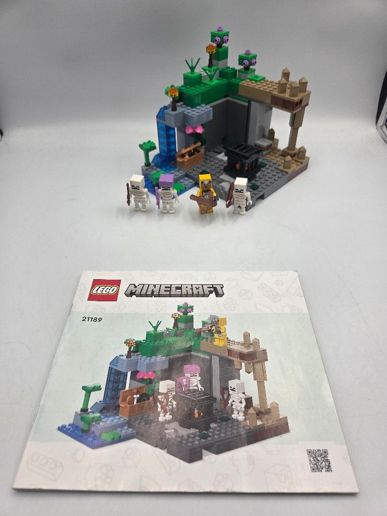 Lego Minecraft 21189 The Skeleton Dungeon, Compleet, Minecraft, Lego, Ophalen of Verzenden