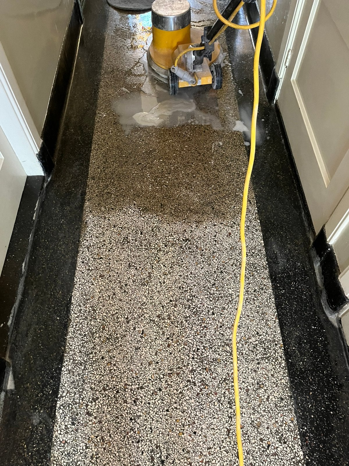 Renovatie polijsten terrazzo