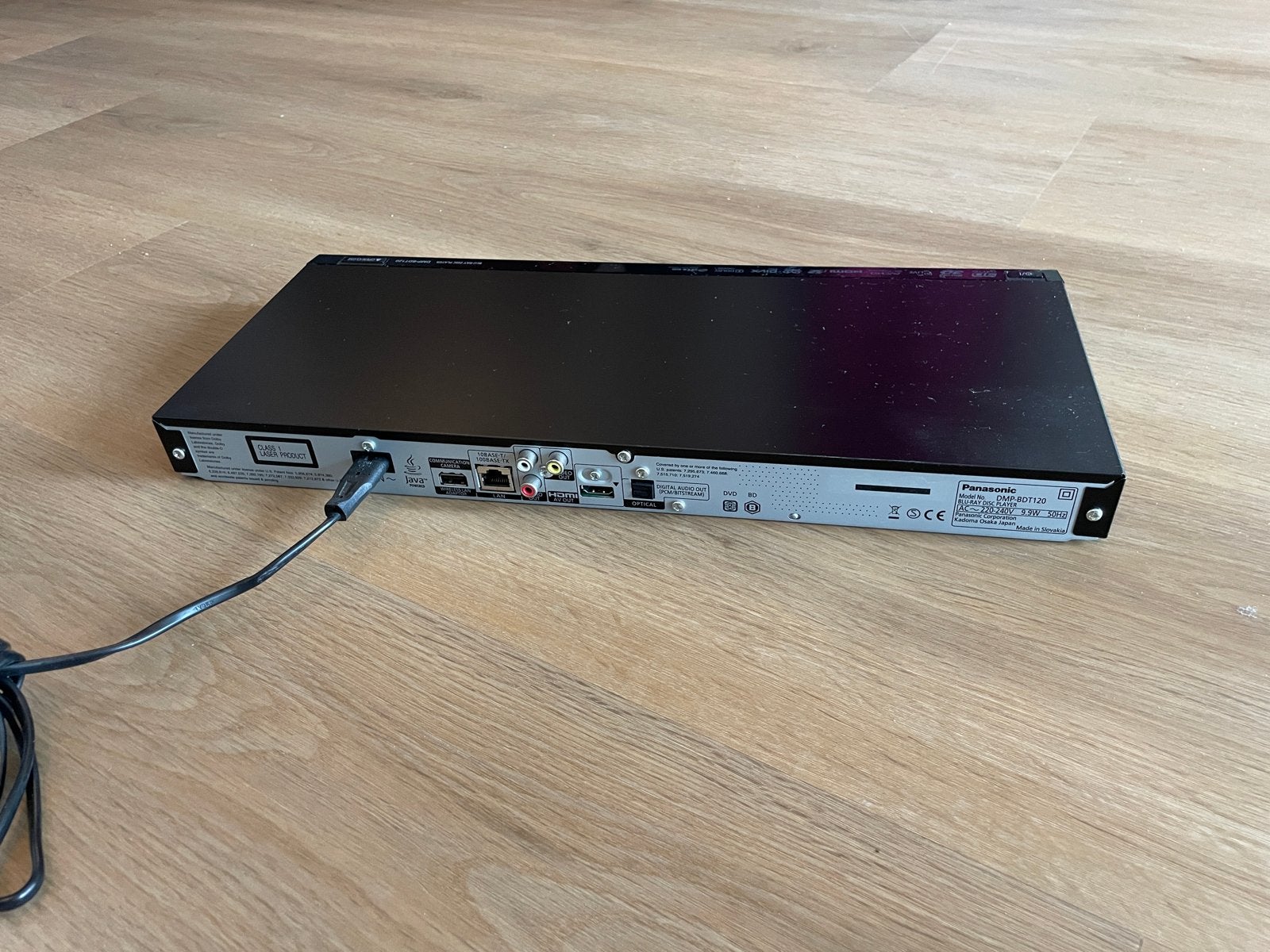 Panasonic DMP-BDT120 Blu-ray Disc Speler, Audio, Tv en Foto, Blu-ray-spelers, Ophalen, Zo goed als nieuw, Panasonic