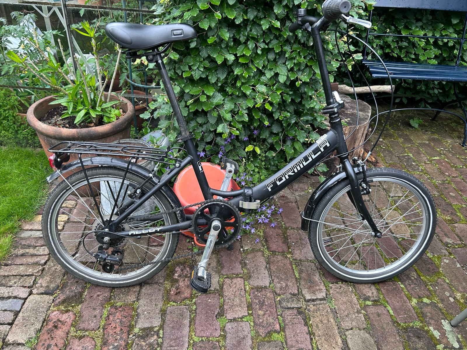 Opvouwbare fiets Formula Alloy - Ideaal voor woon-werkverkee, Fietsen en Brommers, 20 inch of meer, Gebruikt, Velgrem, Versnellingen