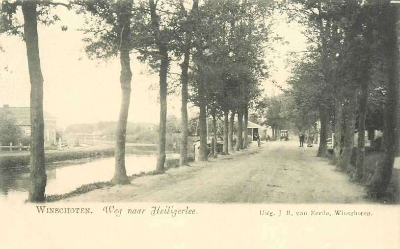 380-726-013 Winschoten Weg naar Heiligerlee, Verzenden, Voor 1920, Groningen