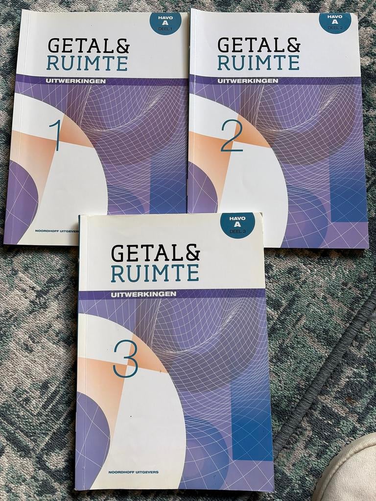 Getal & Ruimte Uitwerkingen HAVO A Deel 1, 2, 3, Ophalen of Verzenden, Beta, Gelezen, HBO