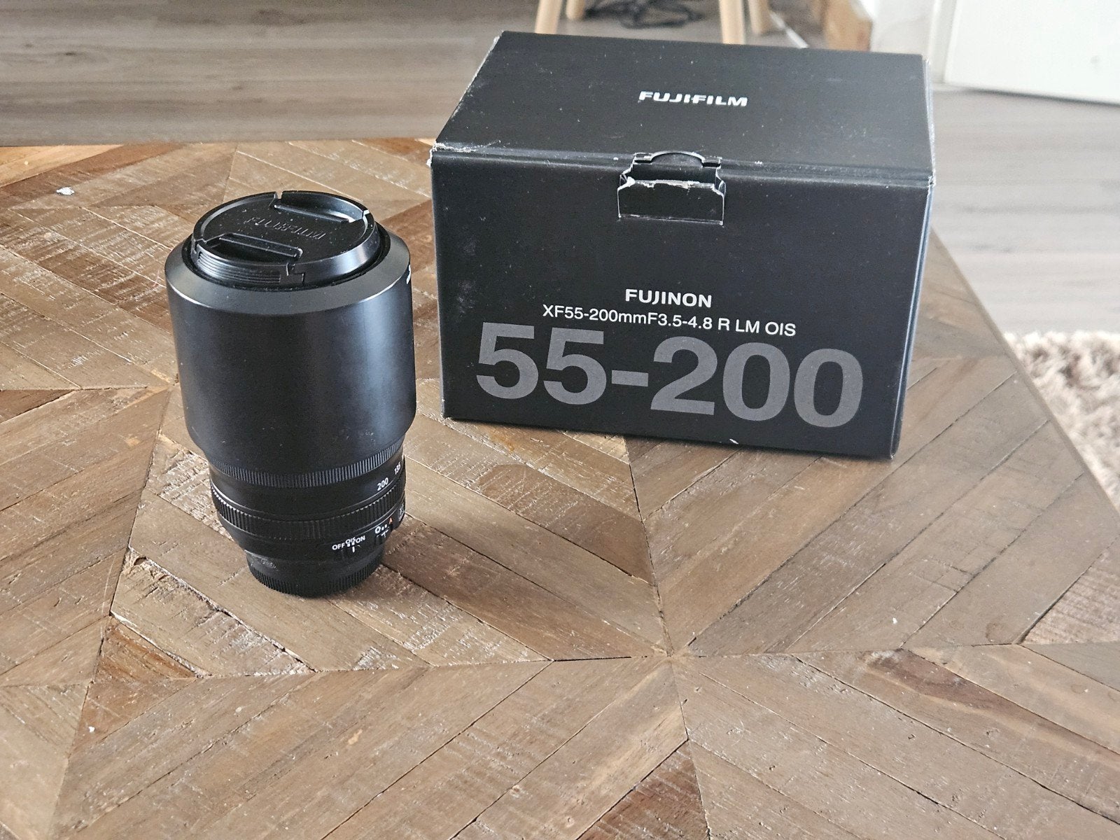 Fujinon XF 55-200mm f3.5-4.8 R LM OIS Zoomlens, Audio, Tv en Foto, Fotografie | Lenzen en Objectieven, Fujifilm, Zo goed als nieuw