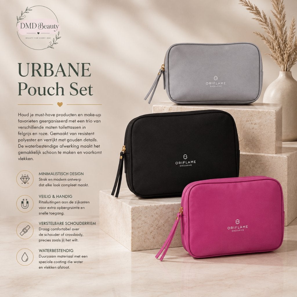 NIEUW , Pouch set, Oriflame, Ophalen of Verzenden, Nieuw, Overige kleuren, Dame