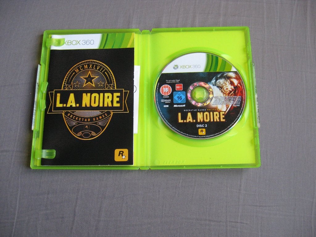 voor XBOX 360 - L.A. Noire cd's 2 en 3 (zie tekst !!), Overige genres, 1 speler, Eén computer, Ophalen of Verzenden