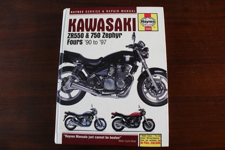 Kawasaki ZR550 750 Zephyr 1990 - 1997 repair manual handboek, Ophalen of Verzenden, Kawasaki