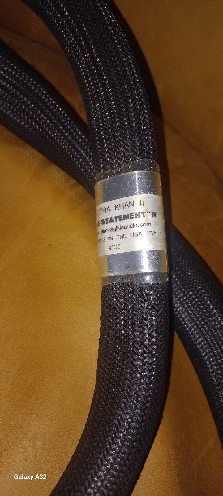 Electraglide Audio Ultra Khan II The Statement R kabel, Ophalen of Verzenden, Zo goed als nieuw, Minder dan 2 meter, Overige kabels