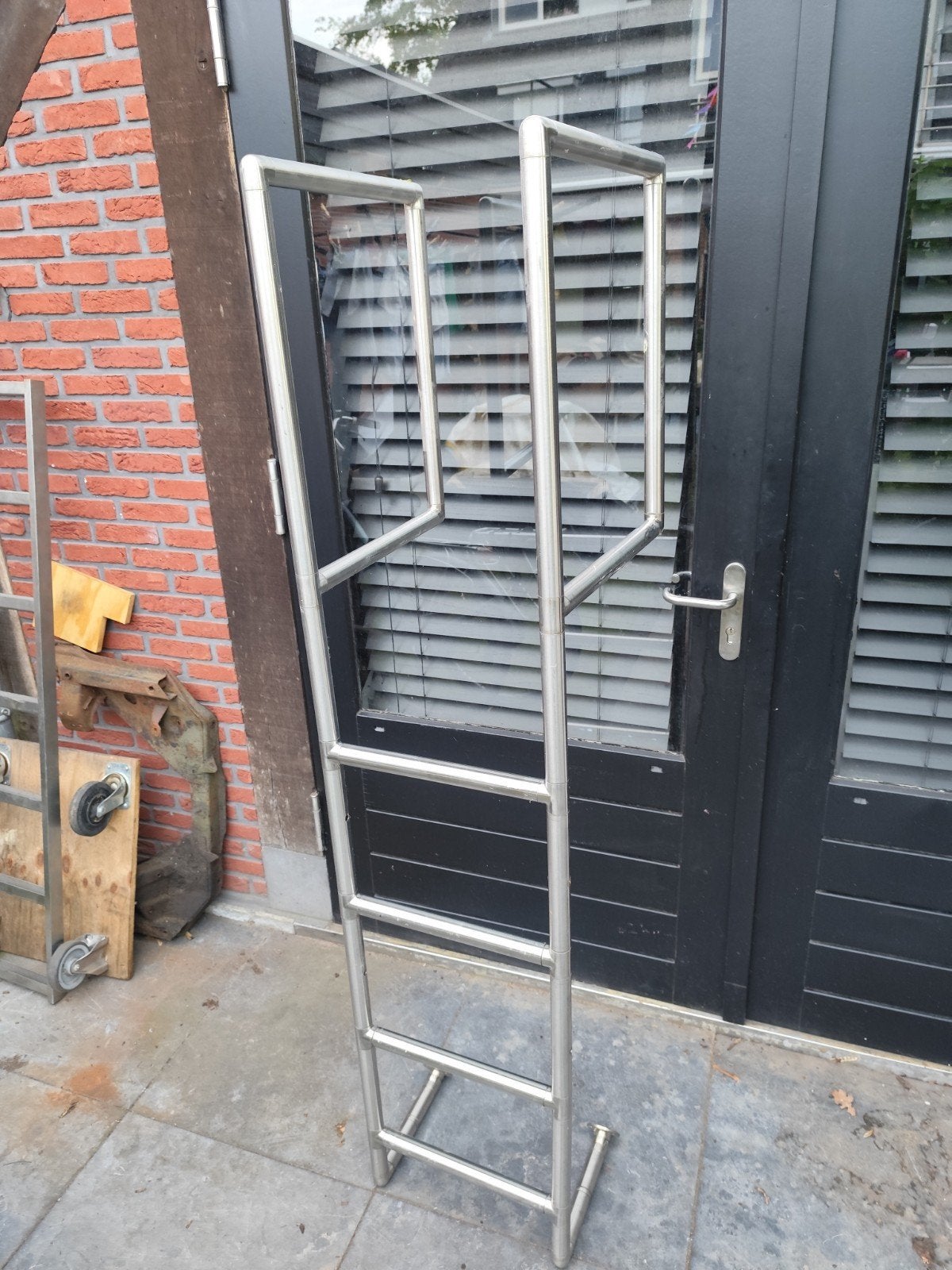 Trap rvs 316 luxe Ladder, Ophalen, Wasrek