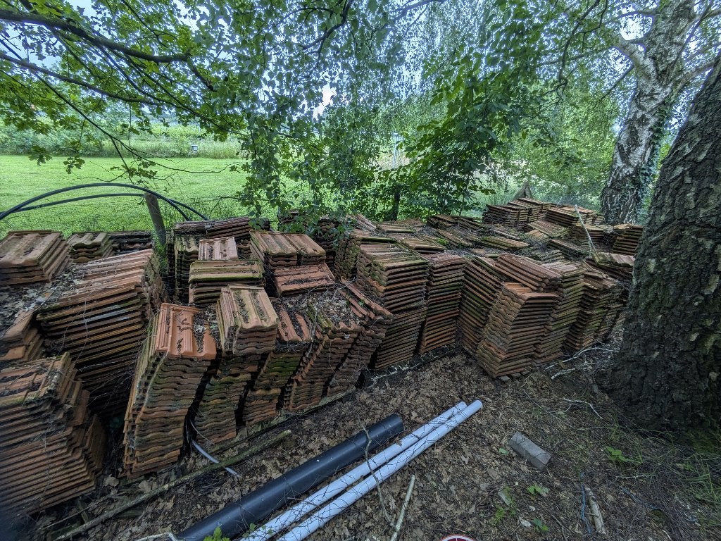 Gebruikte Mulden dakpannen, Ophalen, Gebruikt, Steen of Klei, 15 m² of meer