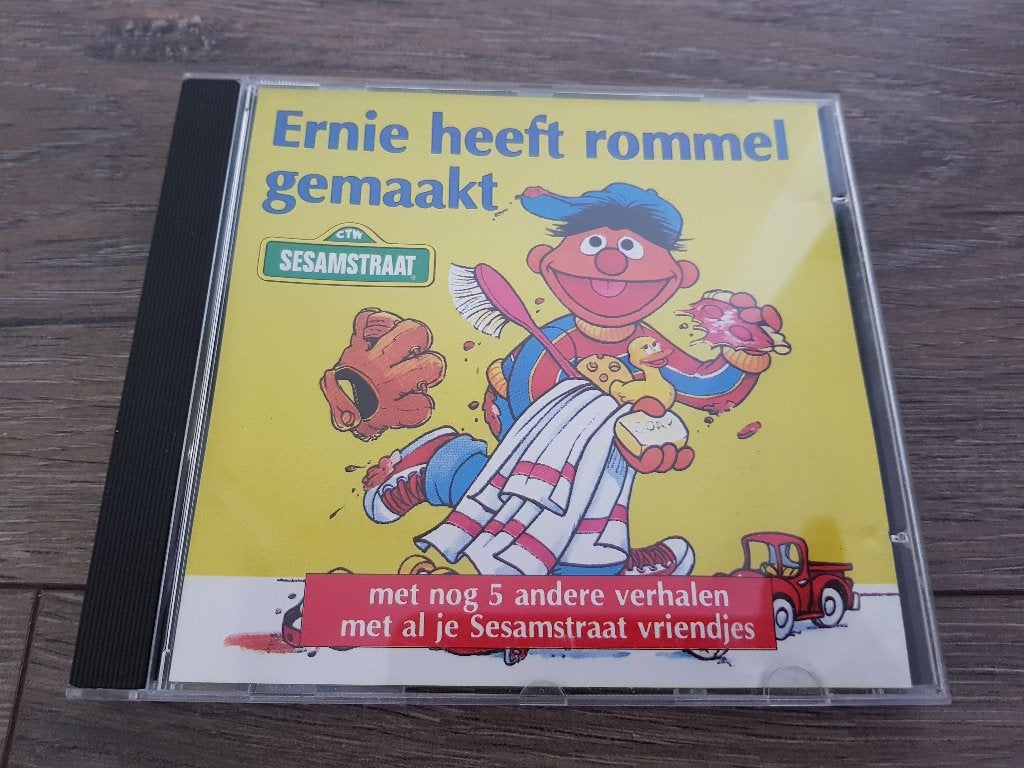 Cd : Ernie heeft rommel gemaakt -- Sesamstraat, Cd's en Dvd's, Cd's | Kinderen en Jeugd, Ophalen of Verzenden, Gebruikt, Verhaal of Sprookje