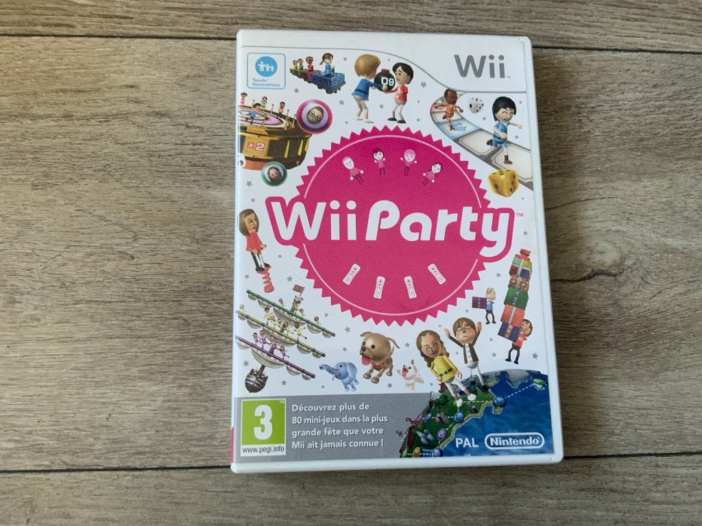 Wii Party voor de Nintendo Wii, Avontuur en Actie, Ophalen of Verzenden, Zo goed als nieuw, 3 spelers of meer