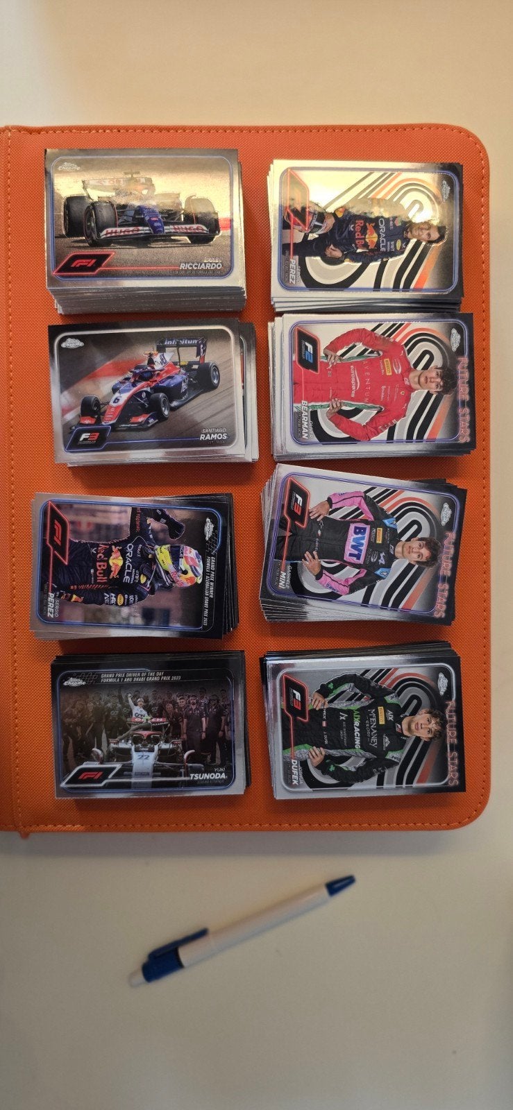 topps chrome f1 2024 bundel, Ophalen of Verzenden, Zo goed als nieuw, Meerdere plaatjes