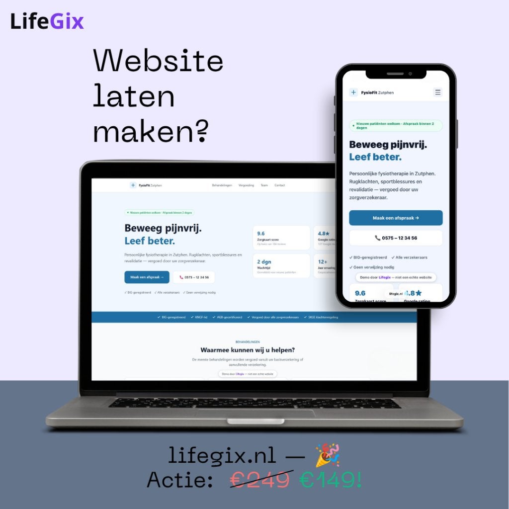 Professionele website laten maken— vanaf €149., Diensten en Vakmensen, Webdesigners en Hosting, Website Bouw