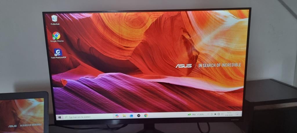 Samsung monitor F27T350FHR, Ophalen of Verzenden, Zo goed als nieuw, Full HD, 60 Hz of minder