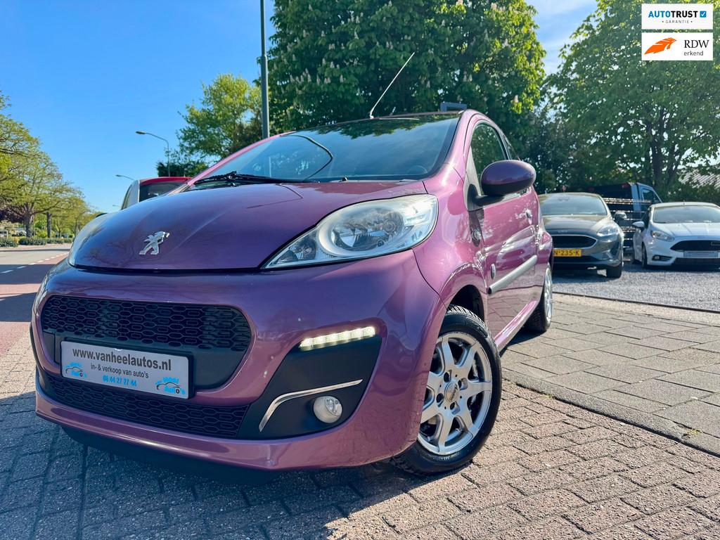 Peugeot 107 1.0 Envy A-C Elek Pakket Lmv Led Nw Apk, Voorwielaandrijving, Stof, Gebruikt, Overige kleuren