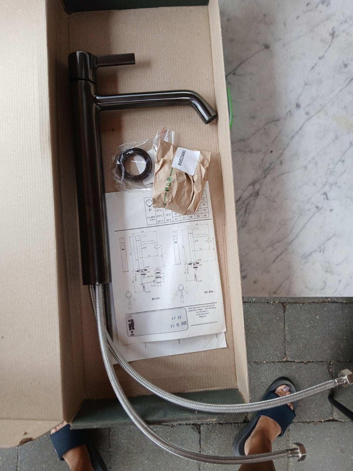 Ideal Standard JOY Kraan - Magnetic Grey, Ophalen, Nieuw, Kraan