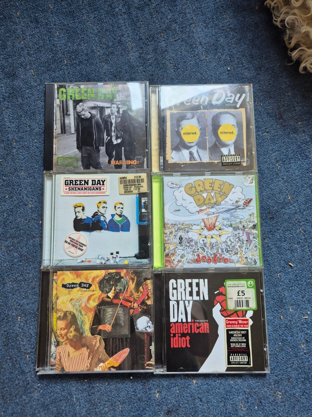 Green Day CD Collectie - 6 Albums, Ophalen of Verzenden, Gebruikt, Rock