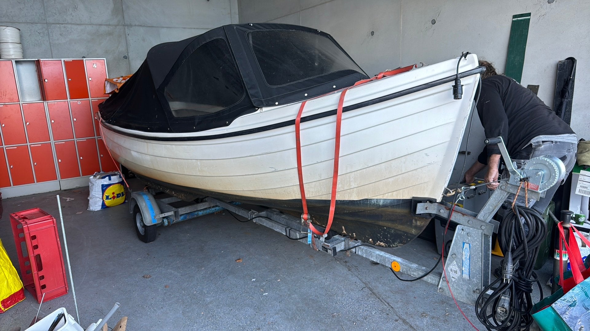 Boot incl trailer, Gebruikt, Buitenboordmotor, 10 pk, Trailer