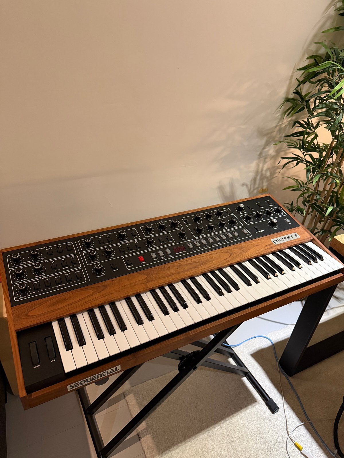 Sequential Prophet 5 Synthesizer, Muziek en Instrumenten, Synthesizers, Ophalen, Zo goed als nieuw, 61 toetsen, Overige merken