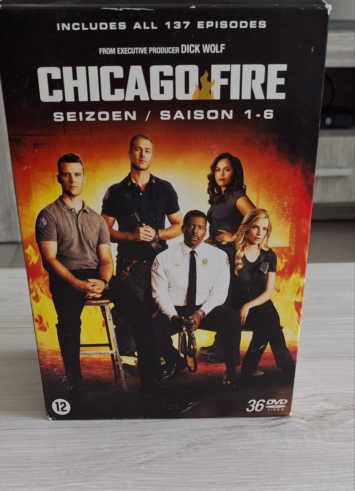Dvd boxset Chicago fire seizoen 1.2.3.4.5.6, Vanaf 12 jaar, Ophalen of Verzenden, Zo goed als nieuw, Drama