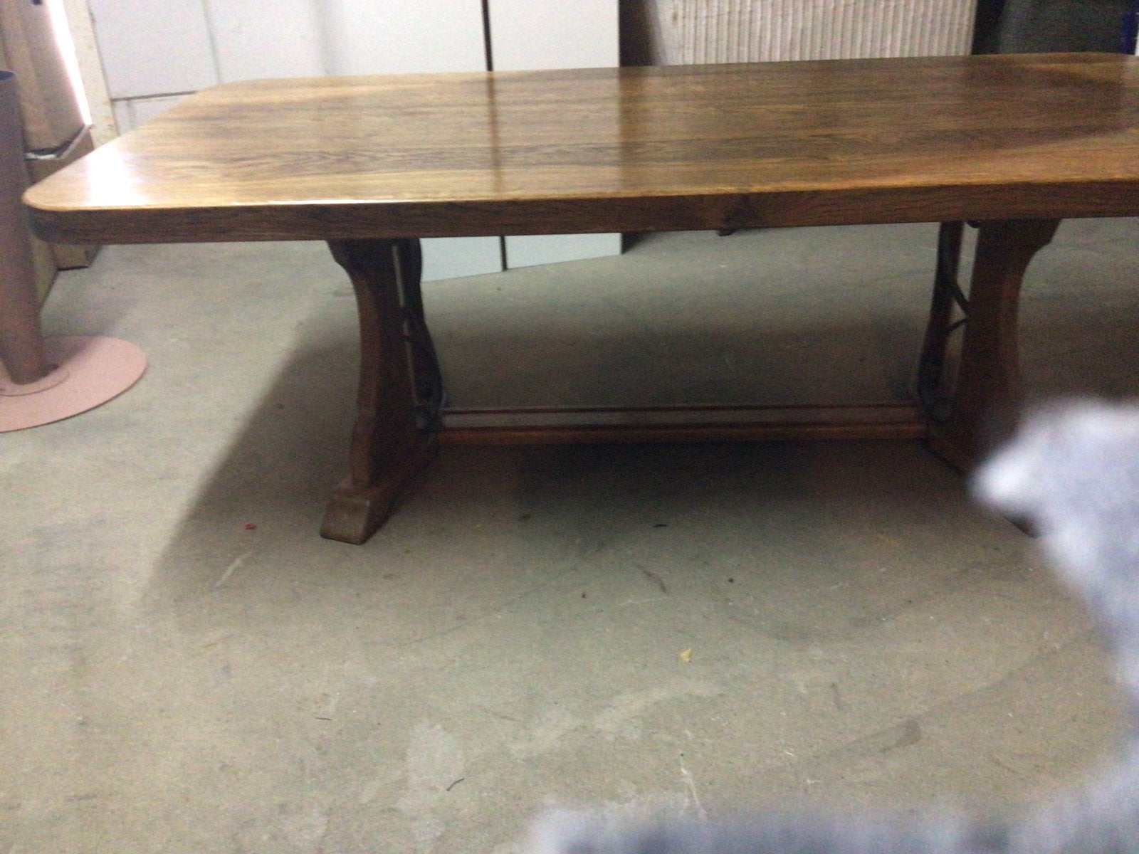 Eiken Salontafel 140x69x45 cm, Huis en Inrichting, Tafels | Salontafels, Ophalen, Gebruikt, 100 tot 150 cm, Eikenhout