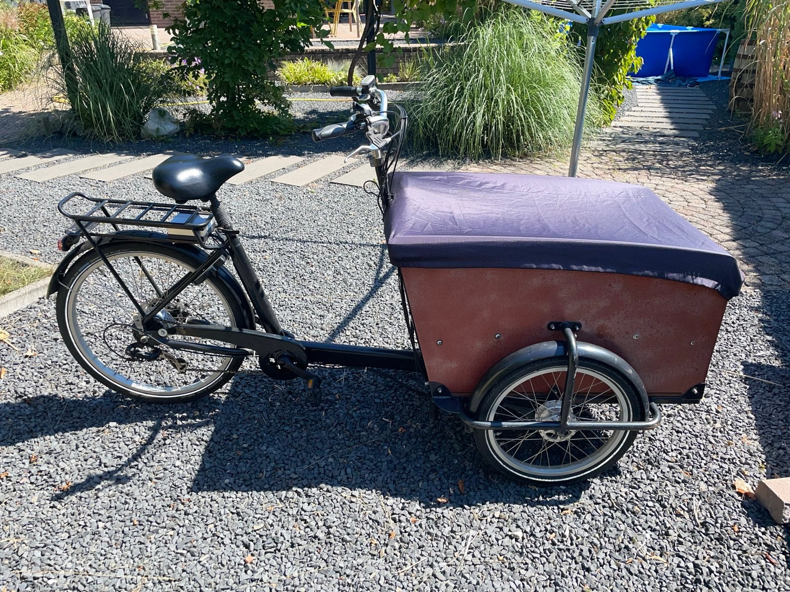 Elektrische bakfiets Babboe big E, 4 kinderen of meer, Gebruikt, Elektrisch, Schijfrem