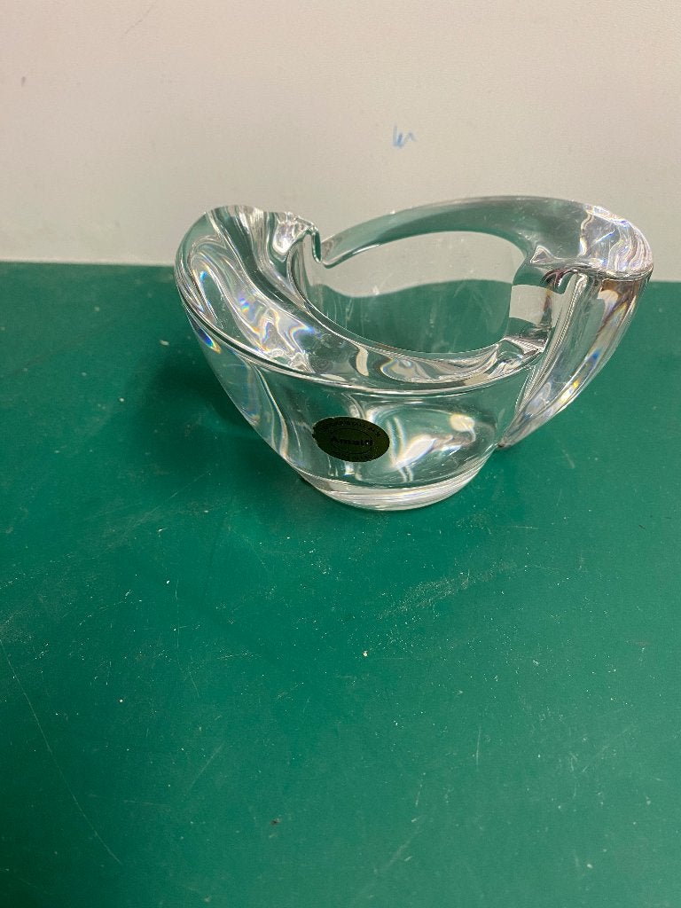 Amalfi Loodkristal 24% Waxinelichthouder, 9 cm, Gebruikt, Waxinelichthouder, Ophalen of Verzenden