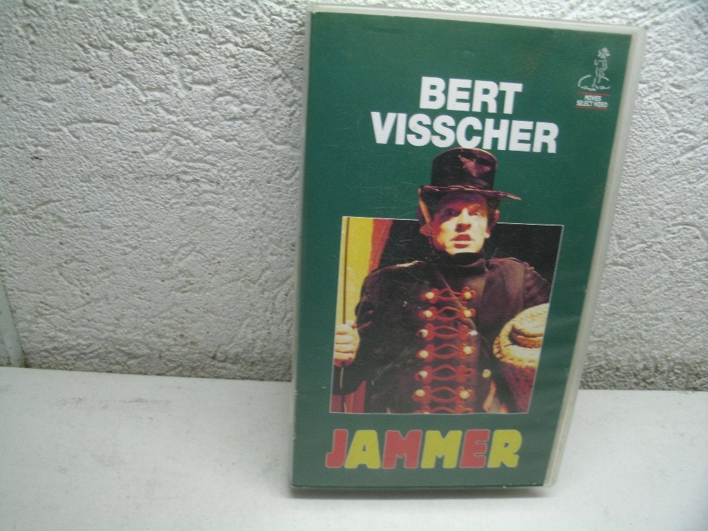 vhs 123b bert visscher jammer, Cd's en Dvd's, VHS | Film, Alle leeftijden, Ophalen of Verzenden, Zo goed als nieuw