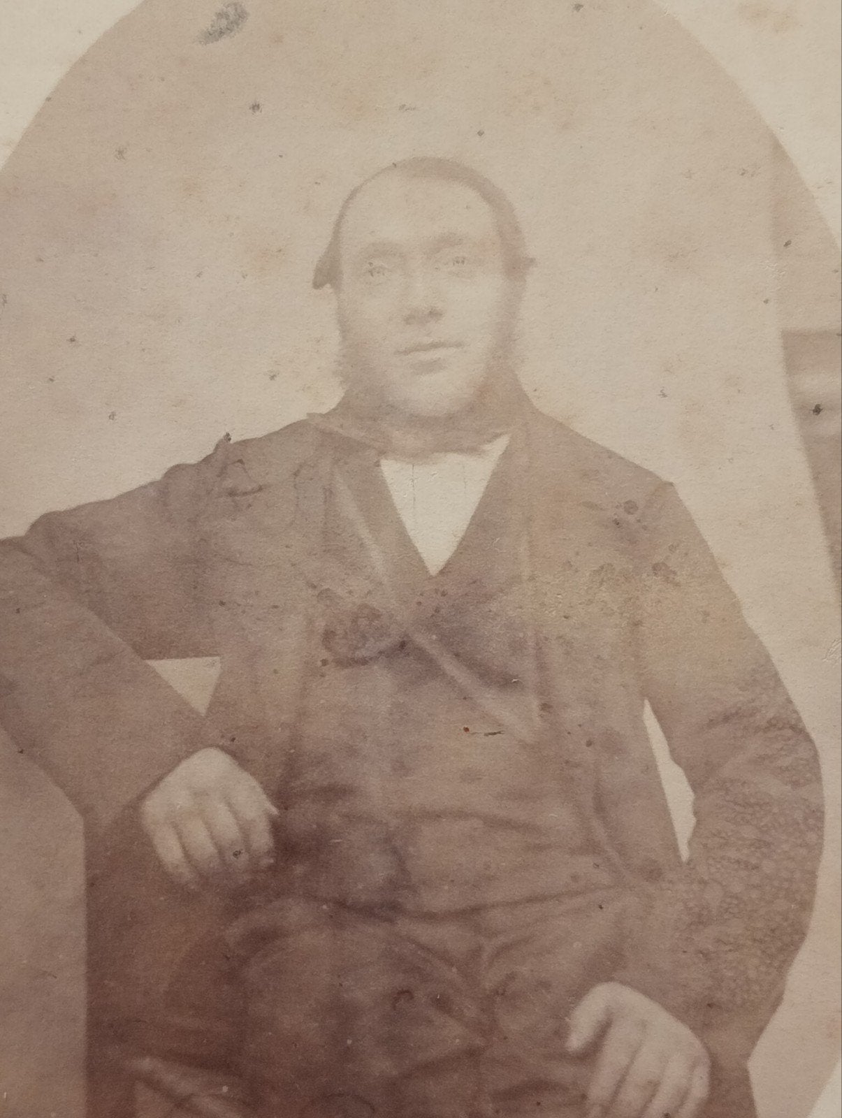 R.Becher Utrecht Kabinetkaart foto circa 1880, Ophalen of Verzenden, Voor 1940, Gebruikt, Overige onderwerpen