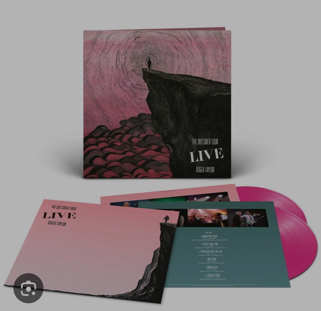 ROGER TAYLOR OUTSIDER TOUR LIVE COLOR VINYL NEAR MINT, Ophalen of Verzenden