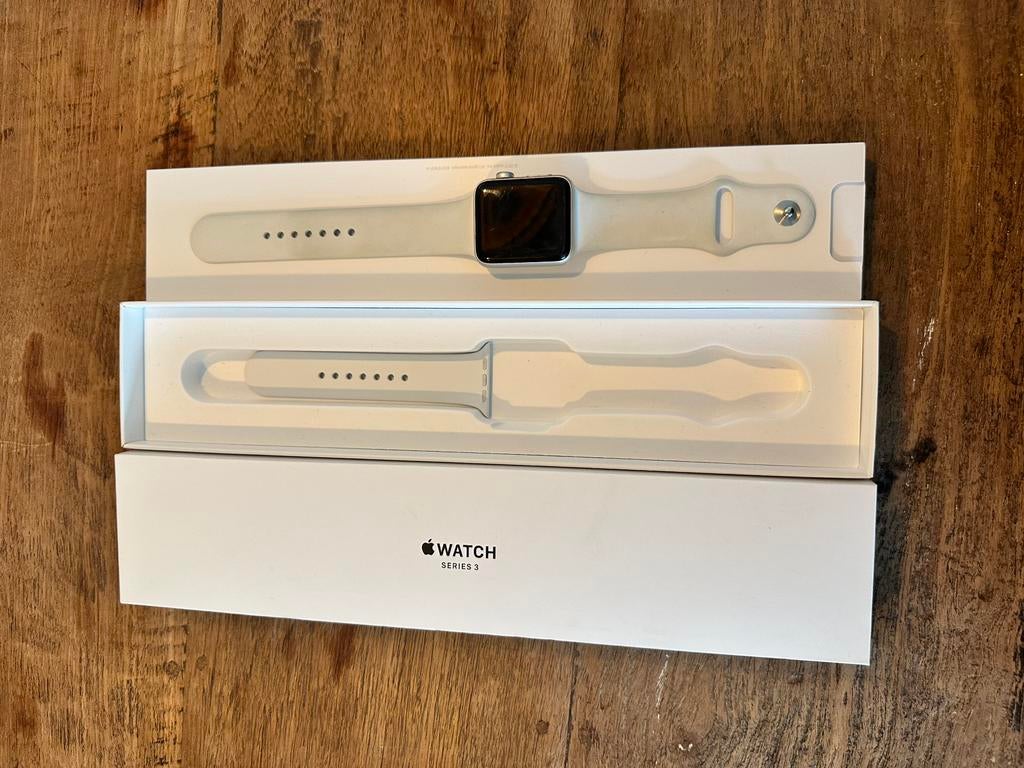 Apple watch serie 3, Ophalen, Zo goed als nieuw, Zwart, IOS