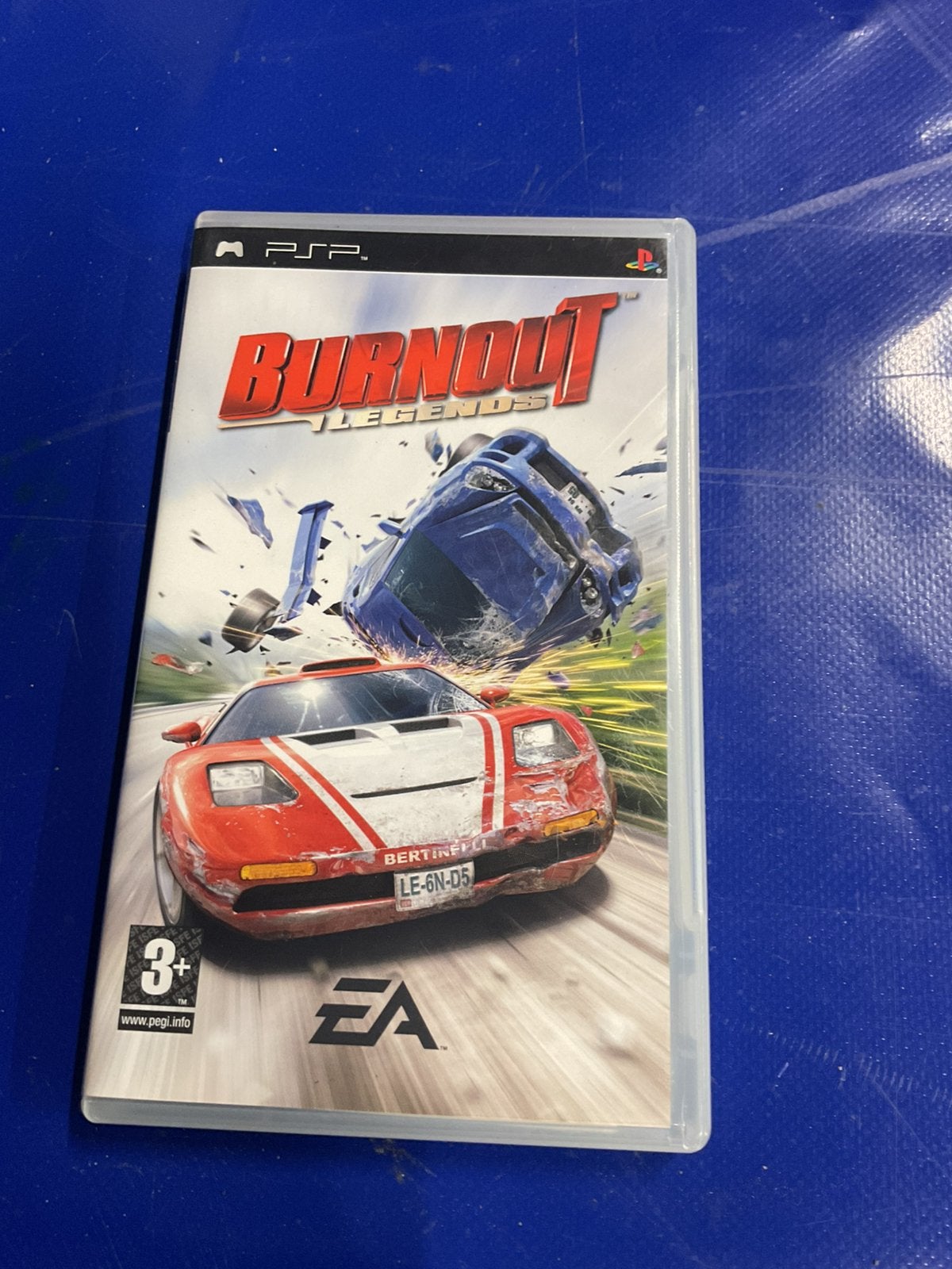 Burnout spel met doosje, Ophalen, Zo goed als nieuw