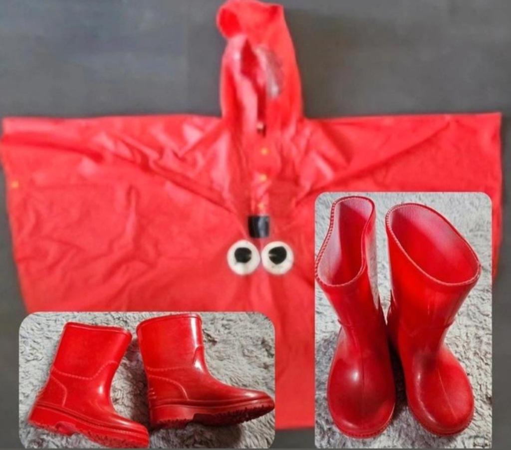 Gebruikte regenponcho Hema met nieuwe regenlaarzen maat 20, Ophalen of Verzenden, Nieuw