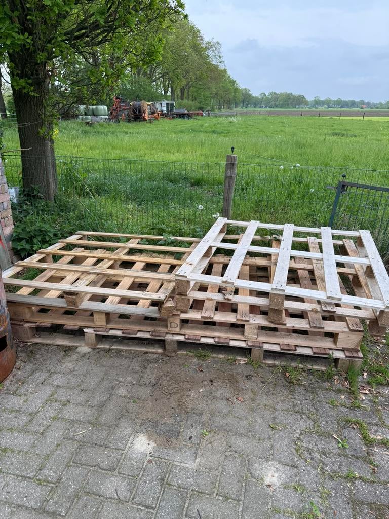 5 pallets - gratis ophalen, Ophalen, Zo goed als nieuw, Pallet, Minder dan 200 cm