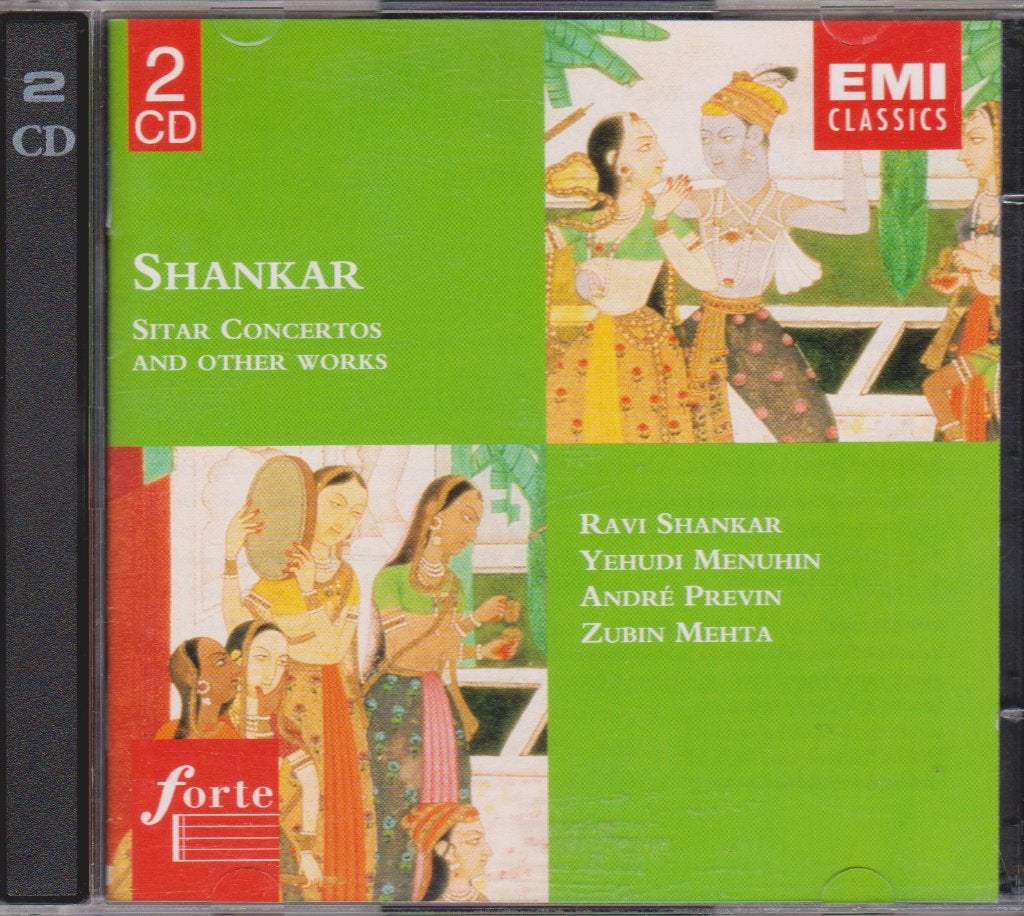 Ravi Shankar - Sitar Concertos and other works.....2CD, Gebruikt, Wereldmuziek, Ophalen of Verzenden, Remastered