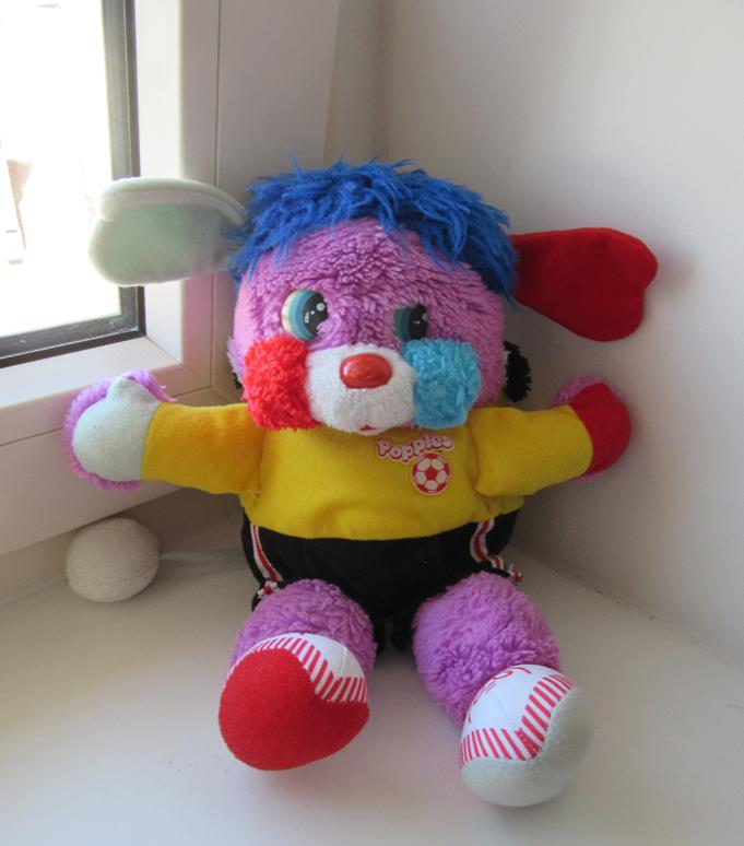 Popples knuffel voetbal, Verzenden, Gebruikt, Tv, Overige typen