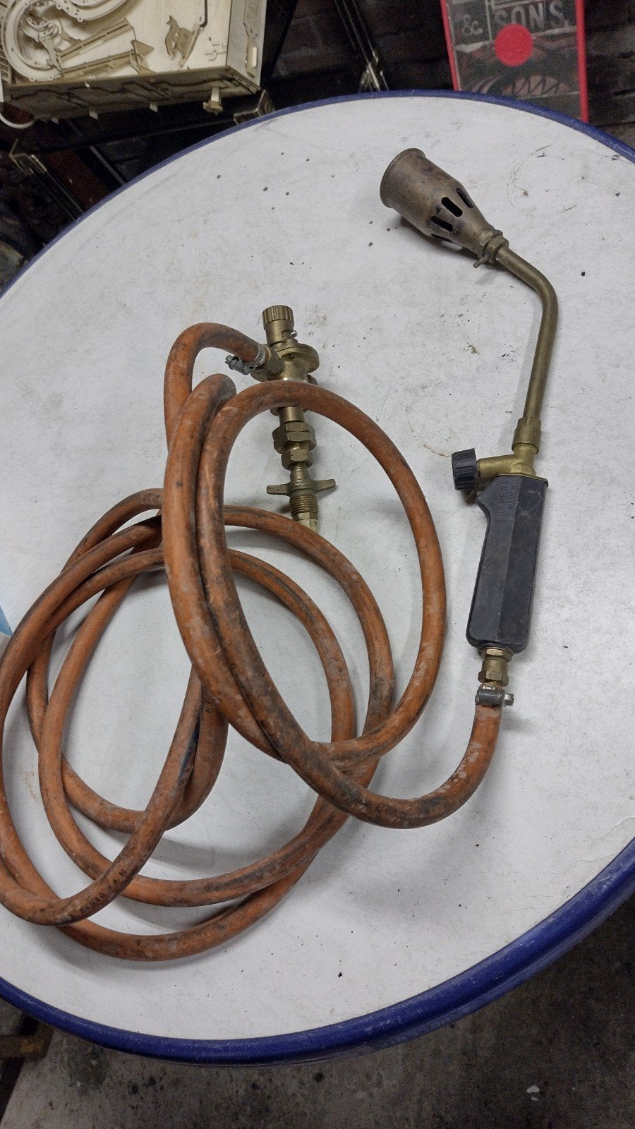 professionele Sievert gasbrander, Doe-het-zelf en Verbouw, Gereedschap | Lasapparaten, Ophalen of Verzenden, Gebruikt, Overige typen