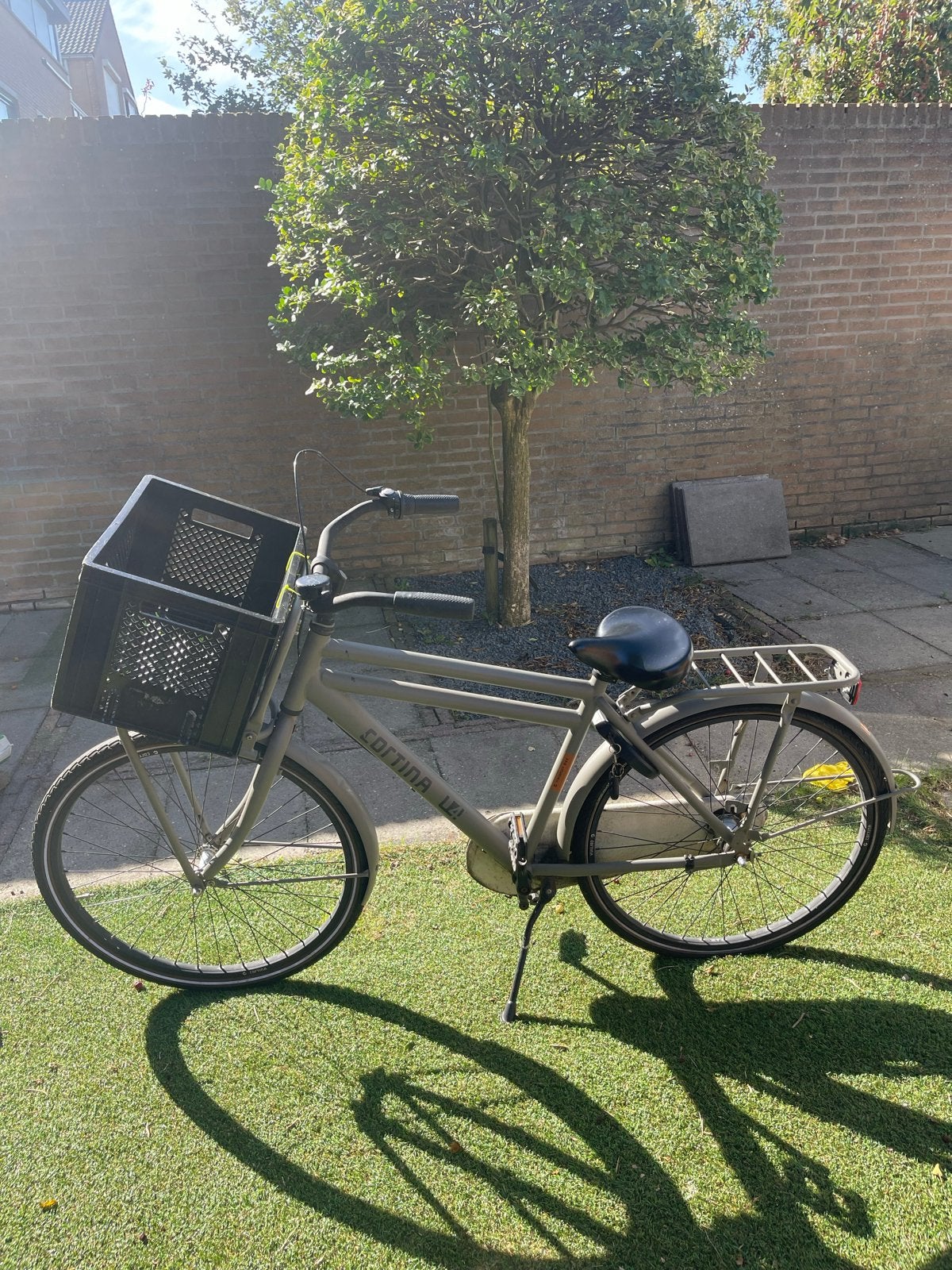 Cortina U4 Transportfiets 3 versnellingenen en krat en slot, Versnellingen, Trommelrem, Ophalen, Overige merken