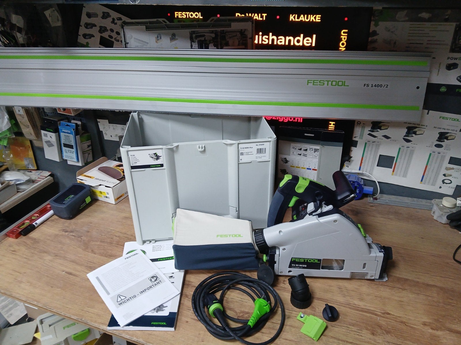Festool Invalzaag., Ophalen, -, Invalzaag, -