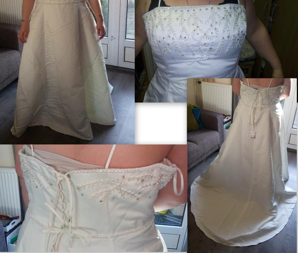 nieuwe bruidsjurk trouwjurk maat 58/60 ivoor, Trouwjurk, Wit, All2wish4, Nieuw