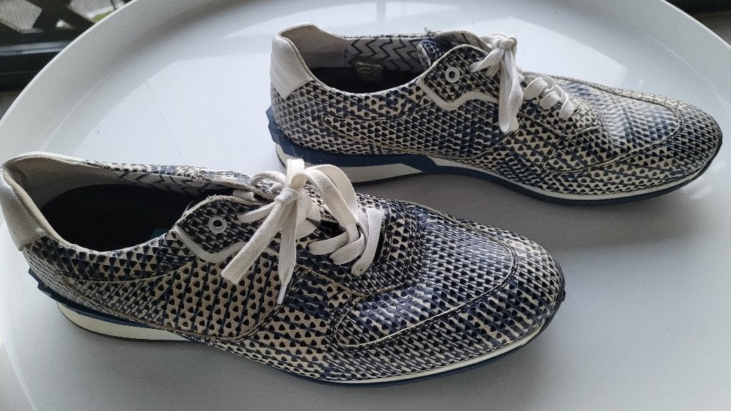 Heren Veterschoenen Floris Van Bommel, Blauw, Floris van Bommel, Ophalen of Verzenden, Sneakers of Gympen