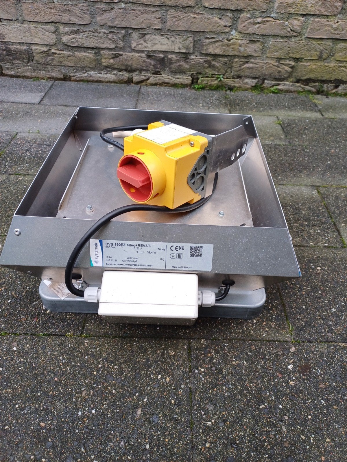 Systemair DVS 190 EZ sileo dakventilator, Ophalen, Zo goed als nieuw, Afzuiger