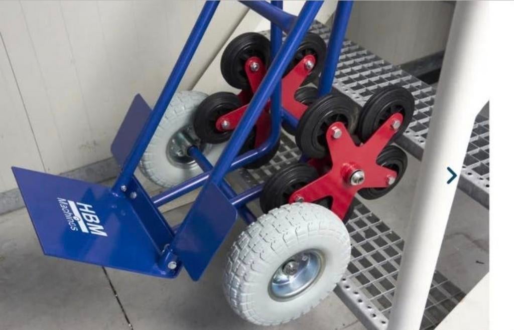 Te huur: trapsteekwagen, traplopen steekwagen, trap op en af, Ophalen