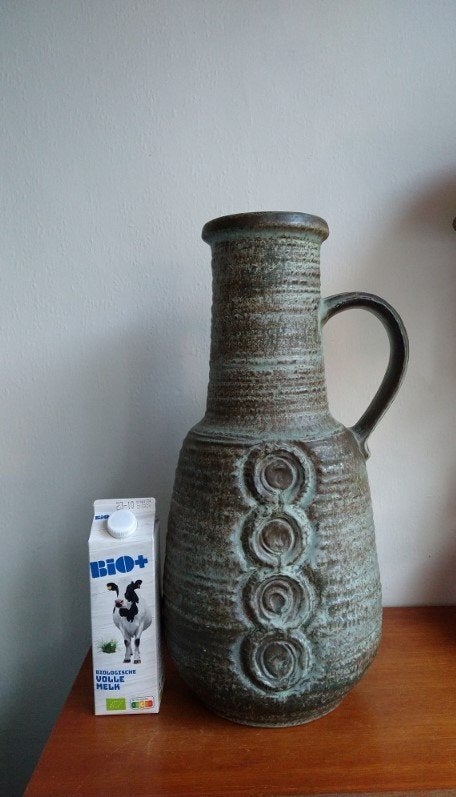 Jasba Vintage West Germany vloervaas vaas 56 cm, Ophalen of Verzenden, Zo goed als nieuw, Overige kleuren