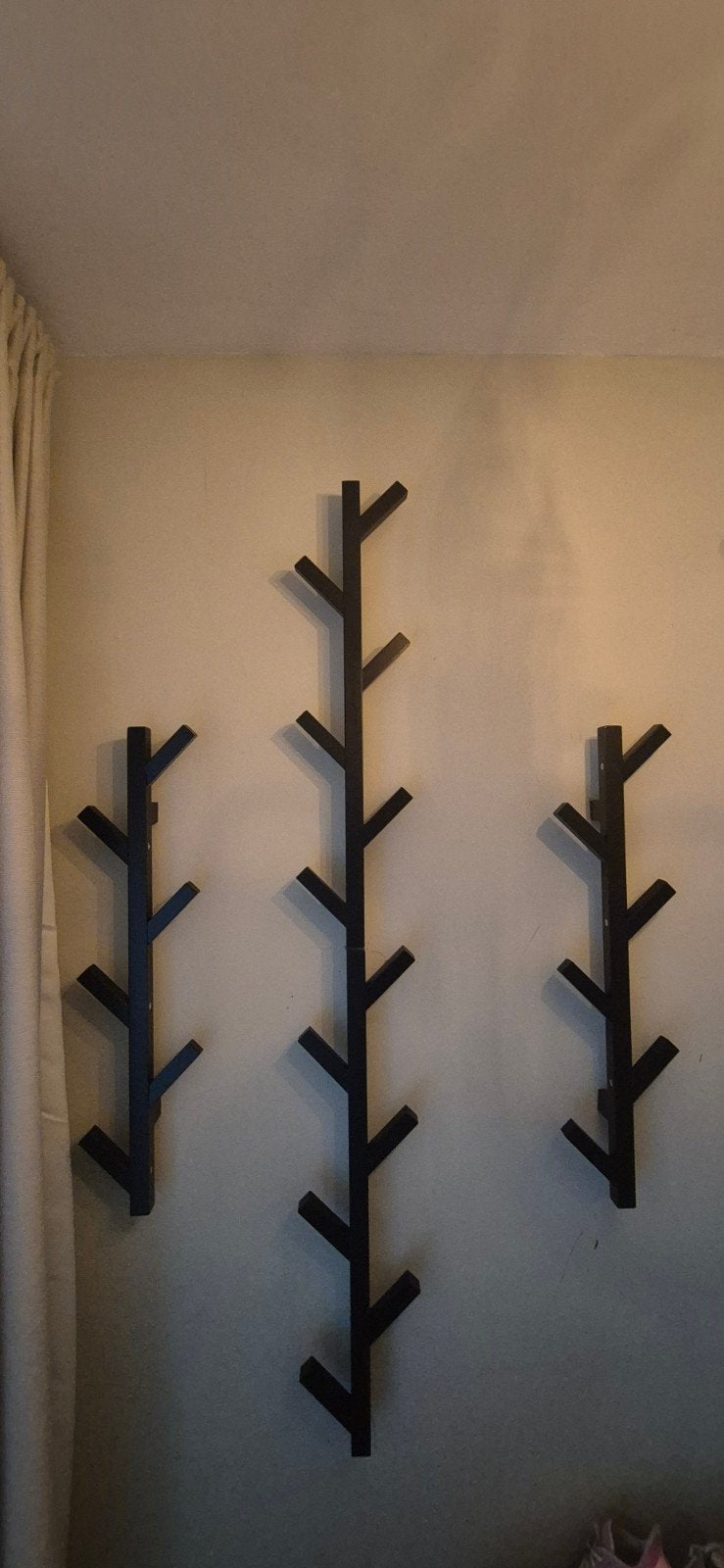 Tjusig kapstokken 4st, 5euro p.st, Ophalen, Hout, Wandkapstok, Minder dan 100 cm