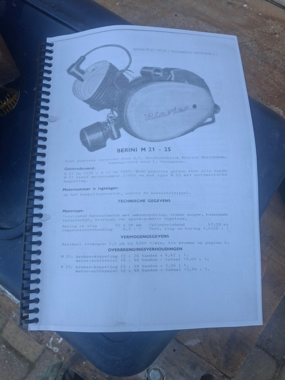 berini m21 -25 werkplaats handboek, Fietsen en Brommers, Ophalen of Verzenden, Nieuw, Overige typen, Overige merken