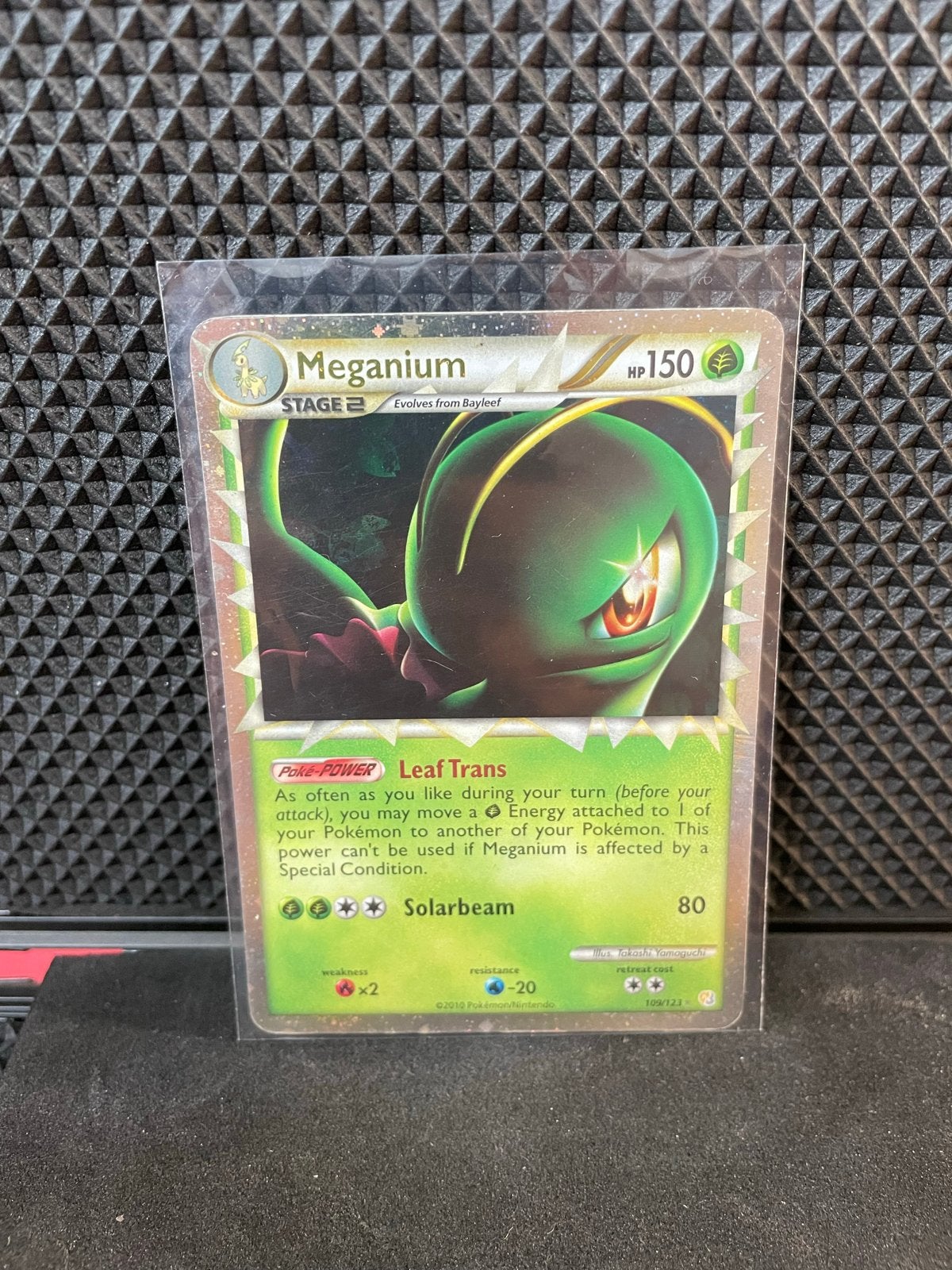 Meganium HeartGold & SoulSilver, Hobby en Vrije tijd, Verzamelkaartspellen | Pokémon, Ophalen of Verzenden, Gebruikt, Losse kaart