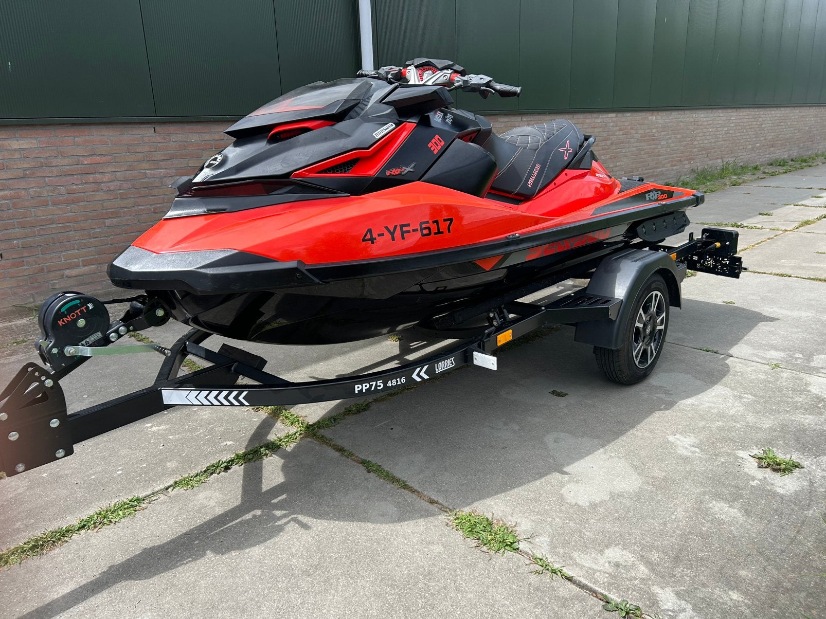 Seadoo RXP 300 RS Rotax 2016 met muziek  Incl Led Trailer, Ophalen of Verzenden, Gebruikt, Benzine, 200 pk of meer